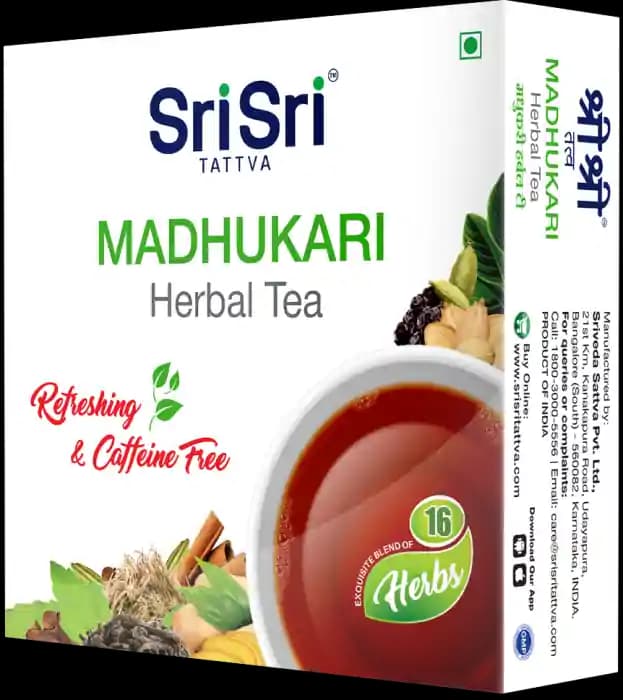 Sri Sri Tattva Madhukari Herbal Tea (1 Packet Of 100 gm Tea)