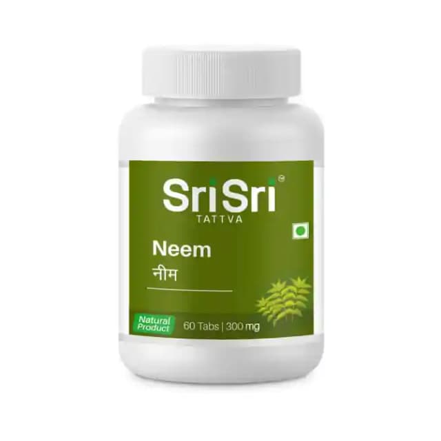 Sri Sri Tattva Neem 300mg (1 Packet Of 60 tablets)