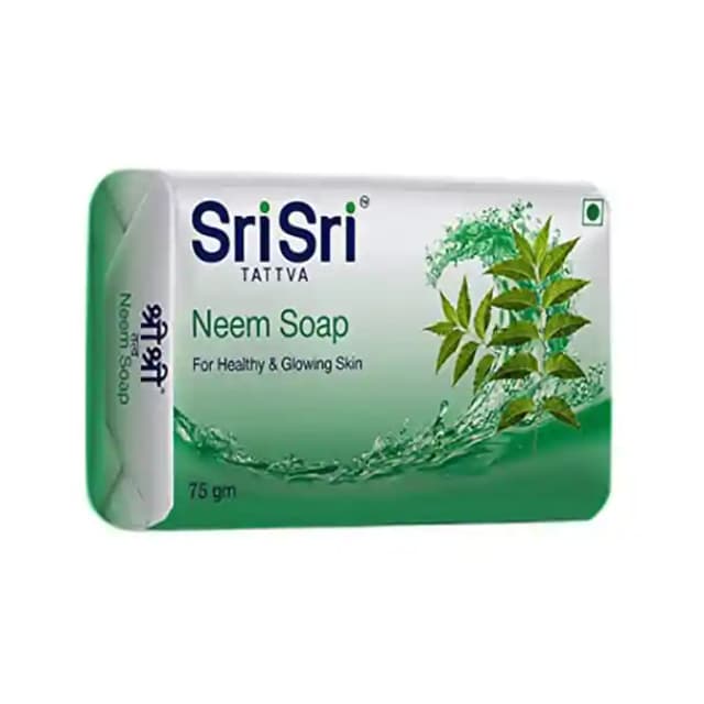 Sri Sri Tattva Neem Soap (1 Packet Of 75 gm Soap)
