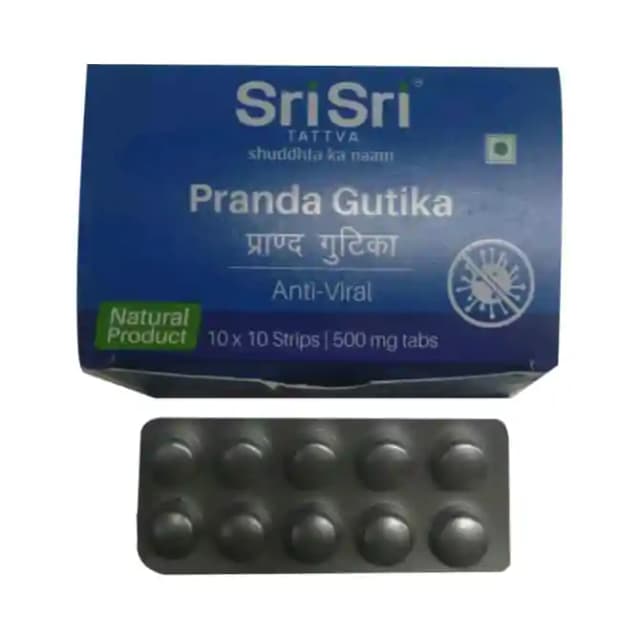 Sri Sri Tattva Pranda Gutika 500mg (1 Strip Of 10 tablets)