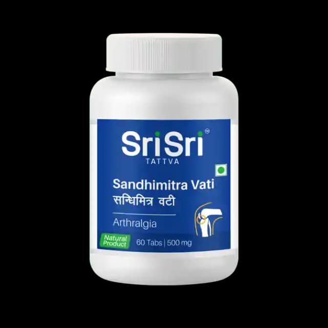 Sri Sri Tattva Sandhimitra Vati 500mg (1 Bottle of 60 tablets)
