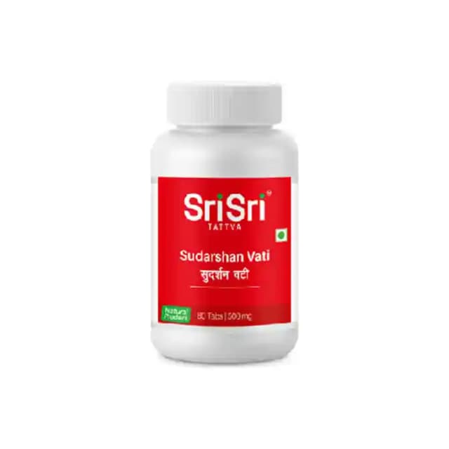 Sri Sri Tattva Sudarshan Vati 500mg (1 Bottle of 60 tablets)