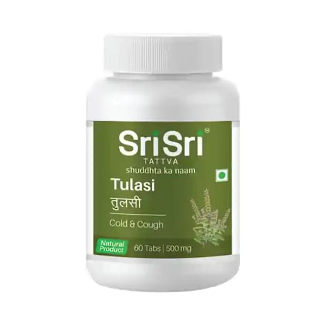 Sri Sri Tattva Tulasi 500mg (1 Bottle of 60 tablets)