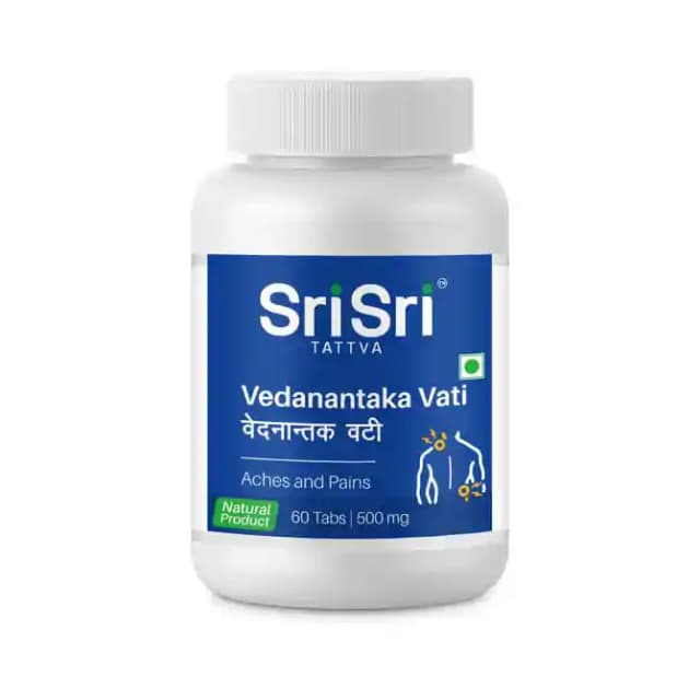 Sri Sri Tattva Vedanantaka Vati 500mg (1 Bottle of 60 tablets)