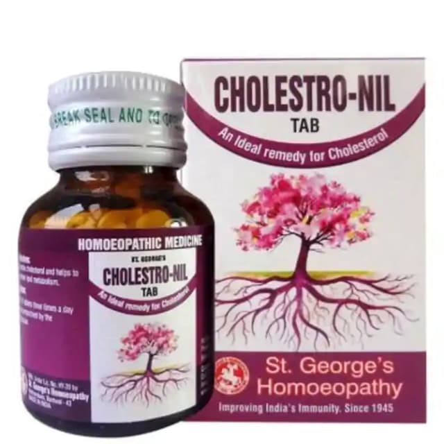 St. Georgeâ€™s Cholestro Nil (1 Bottle of 30 gm tablets)