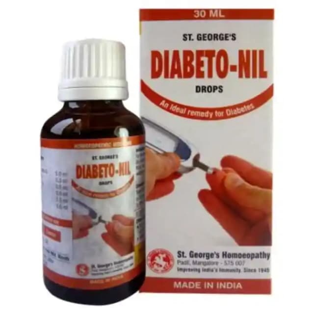 St. Georgeâ€™s Diabeto Nil Drop (1 Bottle of 30 ml Drop)