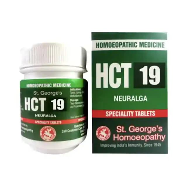 St. Georgeâ€™s HCT 63 Neuralgia (1 Bottle of 30 gm tablets)