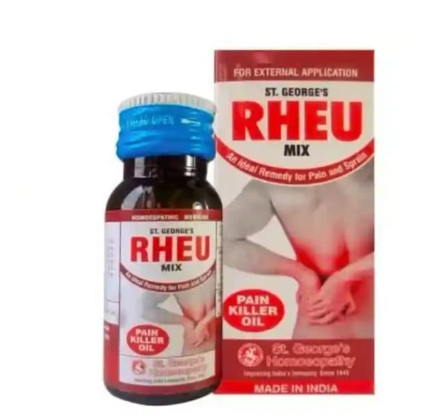 St. Georgeâ€™s Rheu Mix Painkiller Oil (1 Bottle of 60 ml Oil)