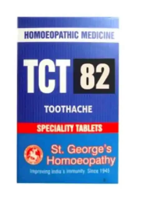 St. Georgeâ€™s TCT 82 Toothache (1 Bottle of 30 gm tablets)