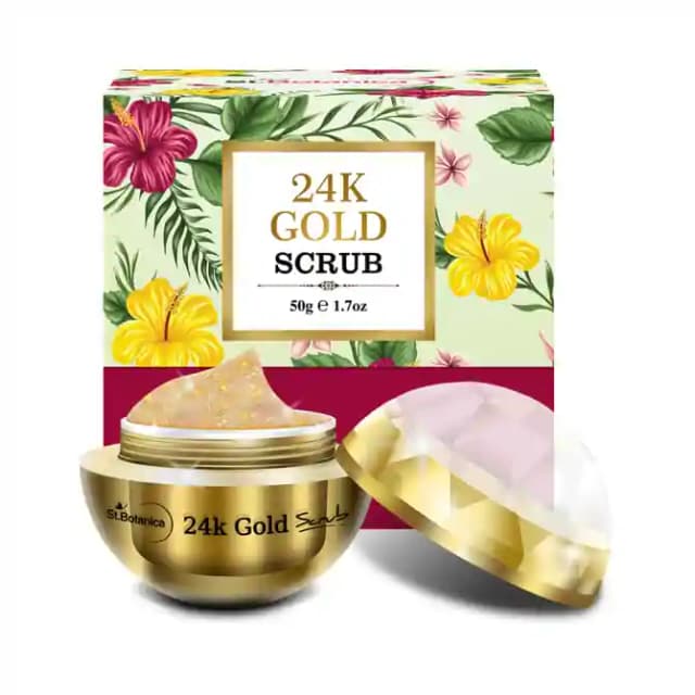 St.Botanica 24K Gold Face Scrub (1 Jar Of 50 gm Scrub)