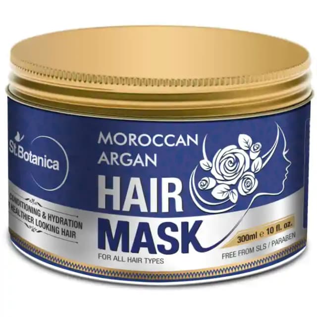 St.Botanica Moroccan Argan Hair Mask (1 Jar Of 300 ml Hair Mask)