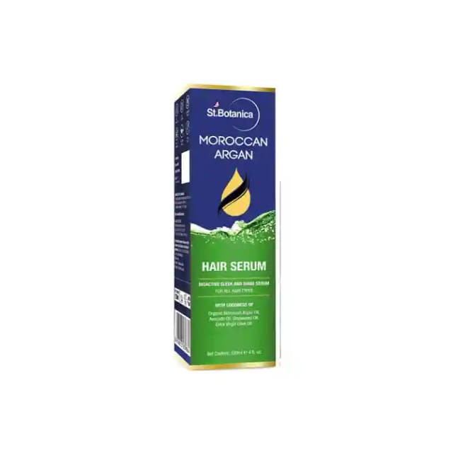 St.Botanica Moroccan Argan Hair Serum (1 Bottle of 120 ml Serum)