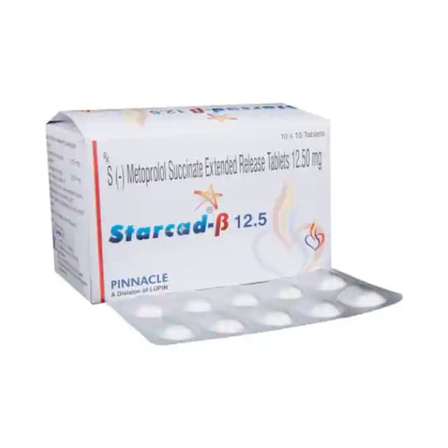 Starcad Beta 12.5 ER (10 tablets er in 1 strip)