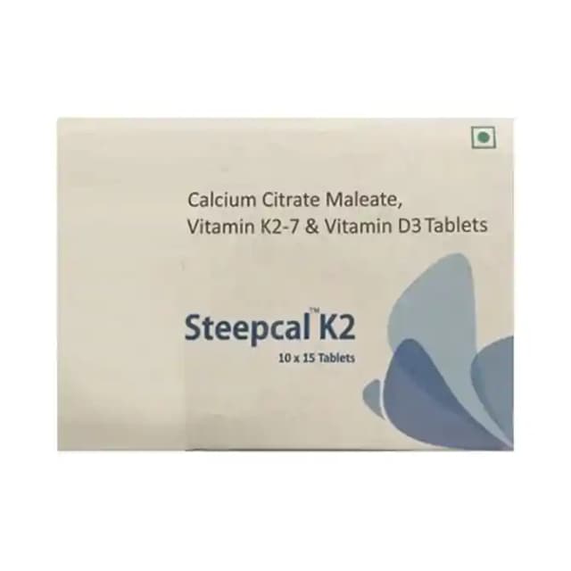 Steepcal K2 (1 Strip Of 15 tablets)