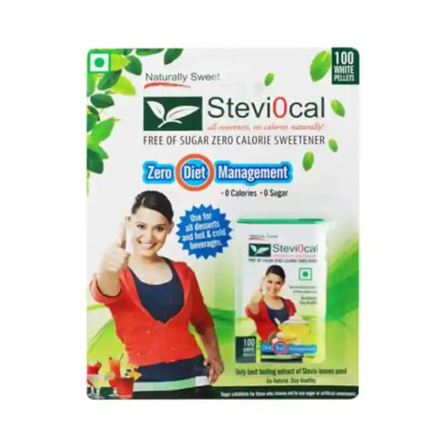 Steviocal White Pellets (1 Bottle of 100 pellets)