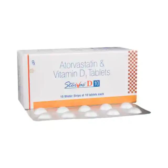 Storvas D 10 (10 tablets in 1 strip)