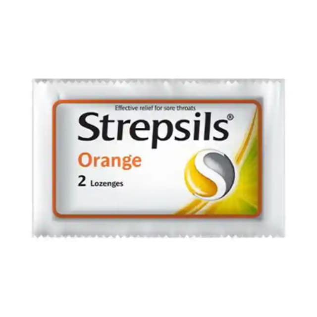 Strepsils Lozenges Orange (1 Packet Of 8 lozenges)