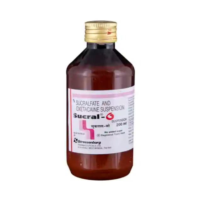 Sucral O Suspension (200 ml in 1 bottle)