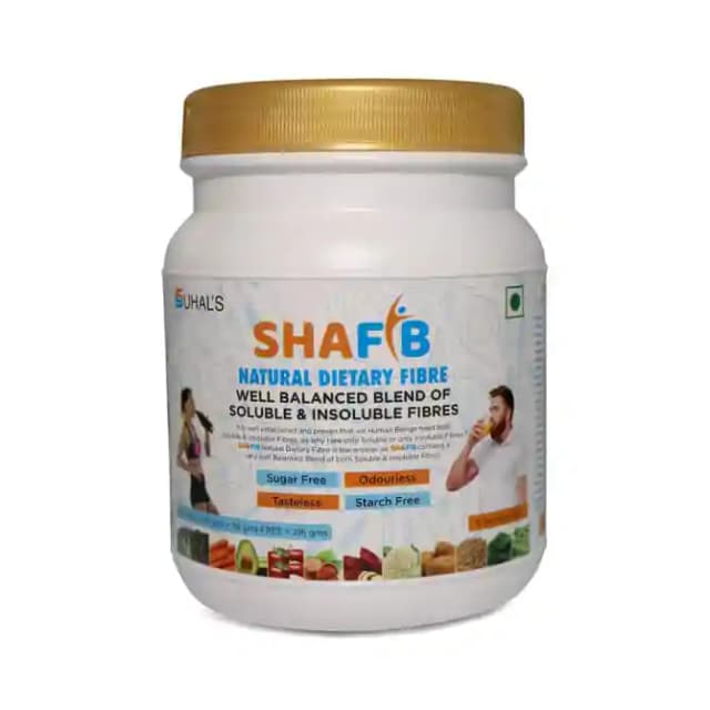 Suhals Shafib Natural Dietary Fibre (1 Jar Of 216 gm Powder)