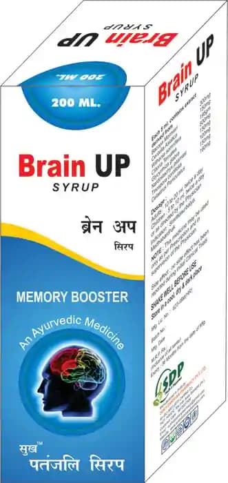 Sukh Brain Up Syrup (1 Bottle of 200 ml Syrup)