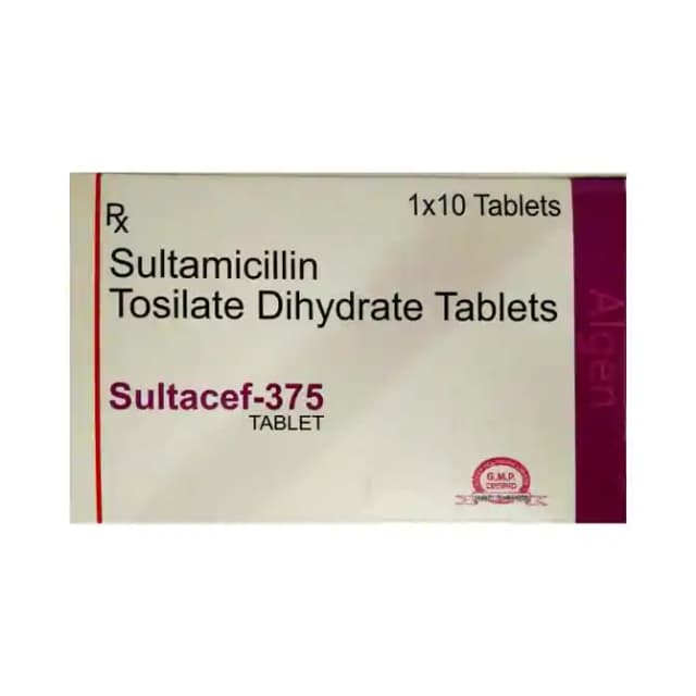Sultacef 375 (10 tablets in 1 strip)