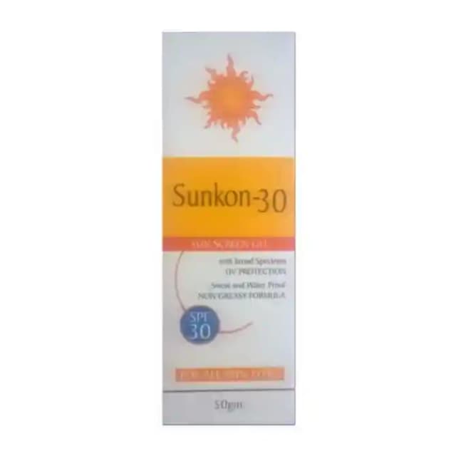 Sunkon Spf 30 Sunscreen Gel (1 Tube Of 50 gm Gel)
