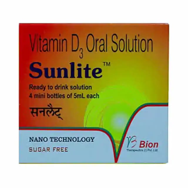 Sunlite Oral Solution 5ml (1 Packet Of 4 oral solutions)