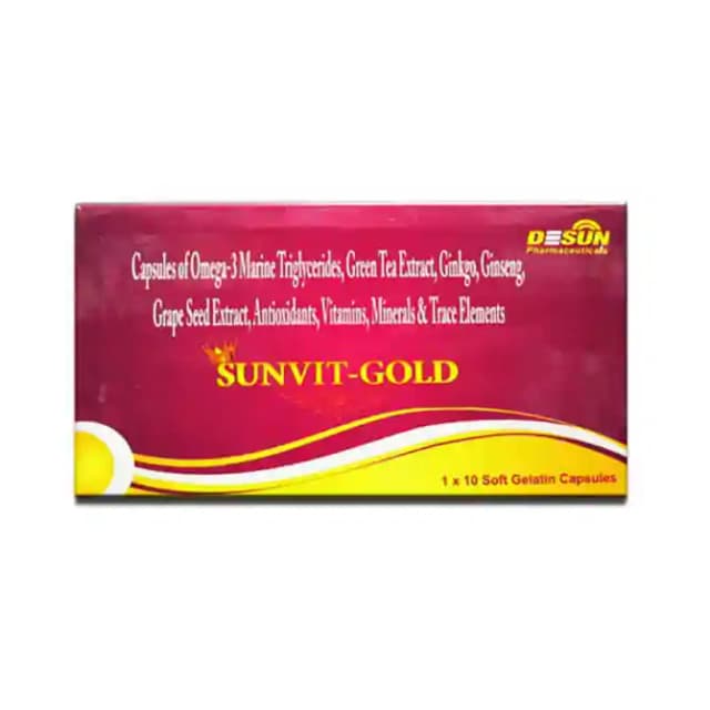 Sunvit Gold (1 Strip Of 10 capsules)