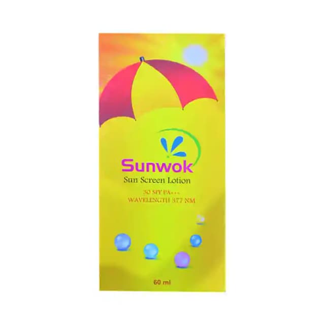 Sunwok Lotion (1 Bottle of 60 ml Lotion)