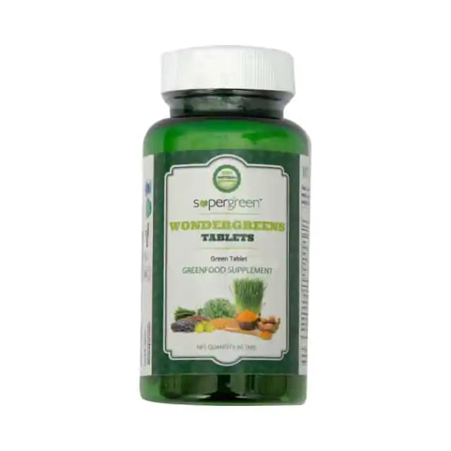 Supergreen Wondergreens (1 Bottle of 60 tablets)