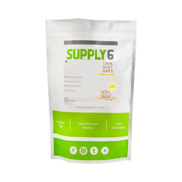Supply6 100% Diet Oats (1 Packet Of 1 kg Oats)