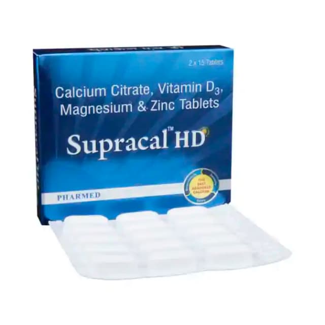 Supracal HD (1 Strip Of 15 tablets)