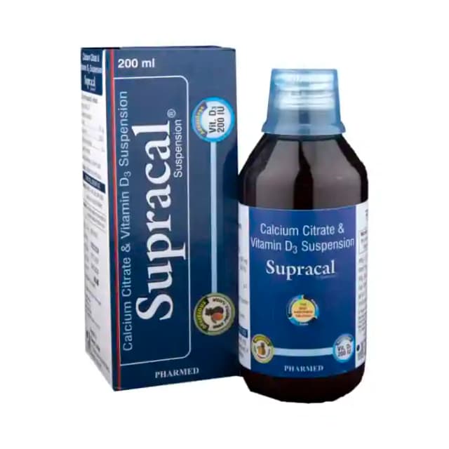Supracal Suspension (1 Bottle of 200 ml Oral Suspension)