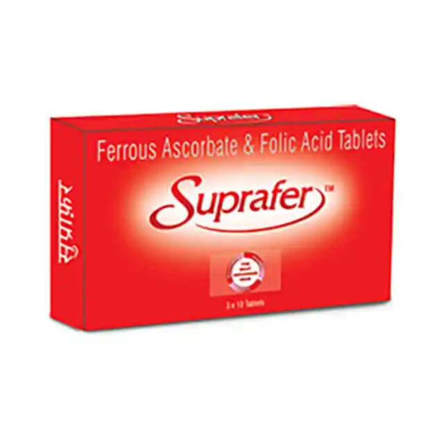 Suprafer (1 Strip Of 10 tablets)