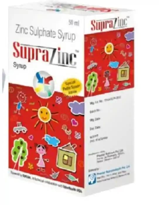 Suprazinc Syrup (1 Bottle of 50 ml Syrup)