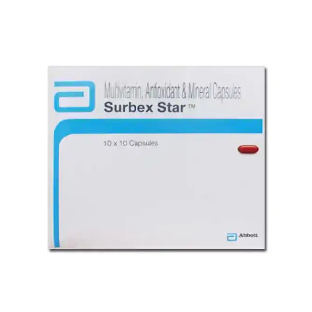 Surbex Star (1 Strip Of 10 soft gelatin capsules)