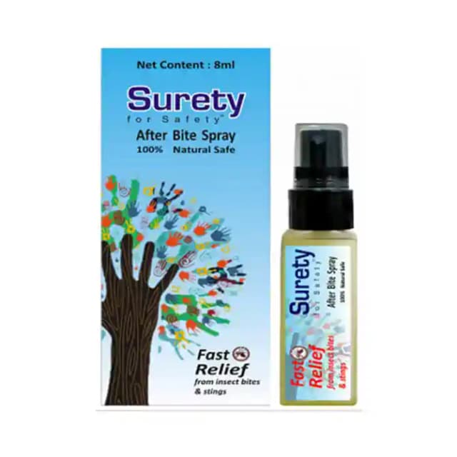 Surety for Safety After Bite Spray (1 Bottle of 8 ml Spray)