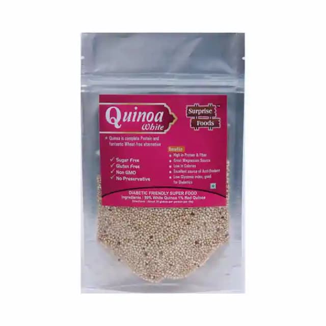 Surprise Foods Quiona White Seeds (1 Packet Of 400 gm Seeds)