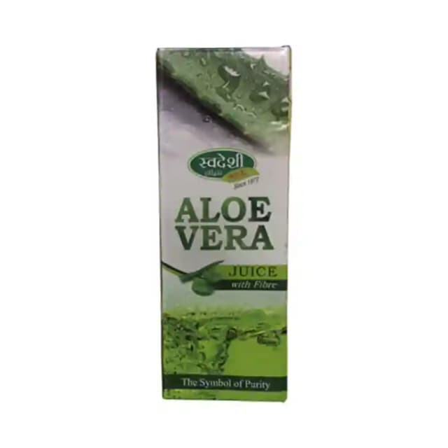 Swadeshi Aloevera Juice with Fibre (1 Bottle of 1000 ml Juice)