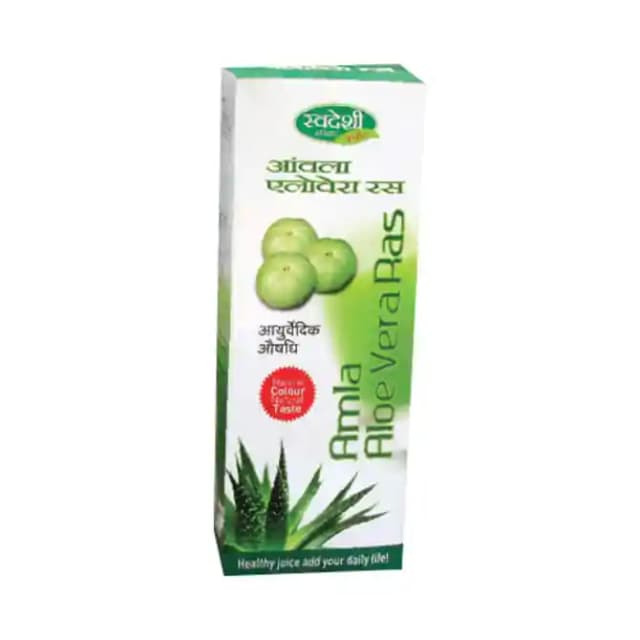 Swadeshi Amla Aloevera Ras (1 Bottle of 500 ml Liquid)