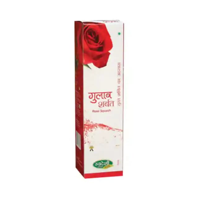 Swadeshi Gulab Sharbat (1 Bottle of 750 ml Liquid)