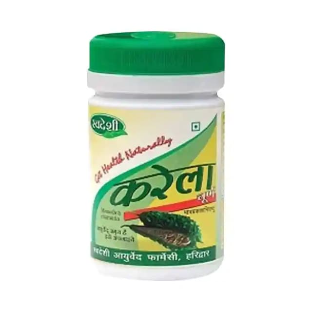 Swadeshi Karela Churna (1 Box Of 100 gm Churna)