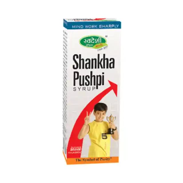 Swadeshi Shankhapushpi Syrup (1 Bottle of 500 ml Syrup)