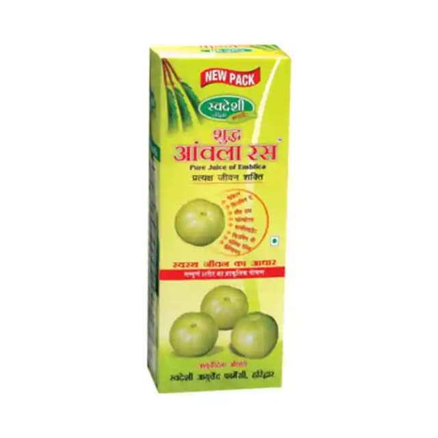 Swadeshi Shudh Amla Ras (1 Bottle of 1000 ml Liquid)