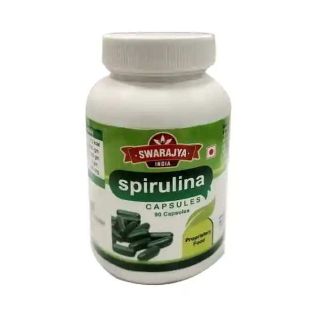 Swarajya Spirulina (1 Bottle of 90 capsules)