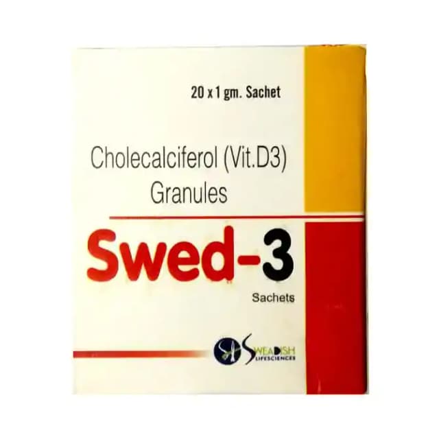 Swed 3 sachet (1 Sachet Of 1 gm Granules)