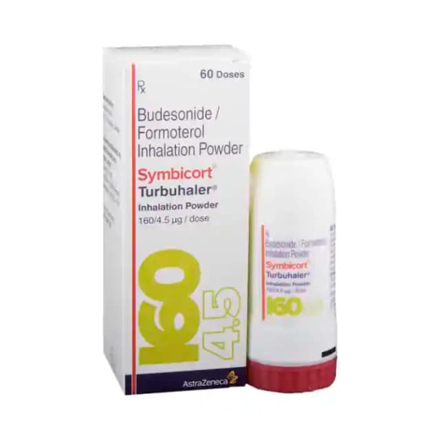 Symbicort 160mcg/4.5mcg Turbuhaler (60 MDI in 1 packet)