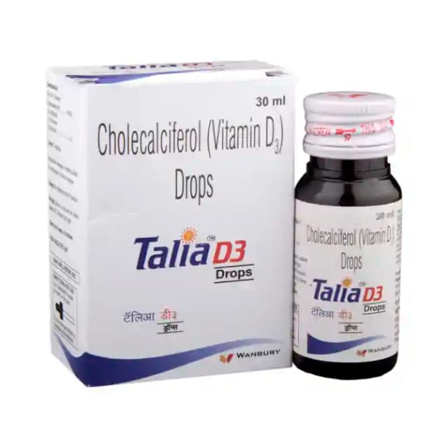 Talia D3 400 IU Drop (1 Bottle of 30 ml Drop)
