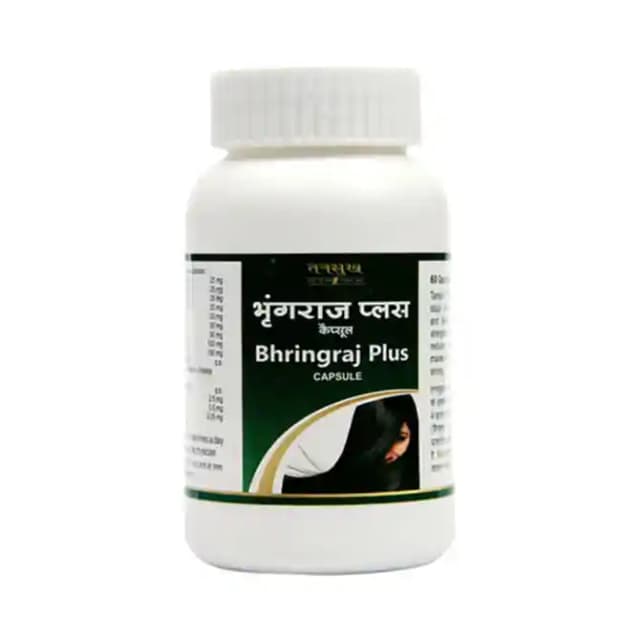 Tansukh Bhringraj Plus (1 Bottle of 60 capsules)
