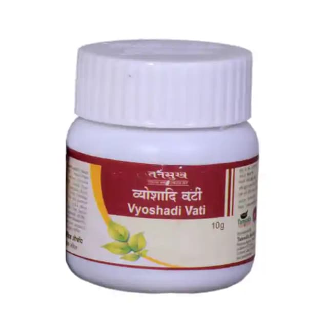 Tansukh Vyoshadi Vati (1 Bottle of 10 gm tablets)